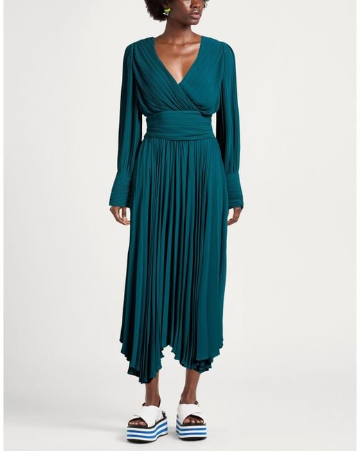 MEIMEIJ Green Midi Dress Polyester