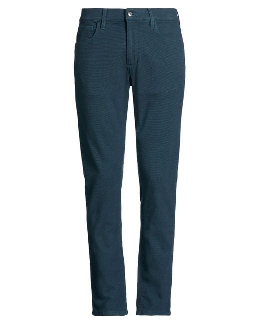 Harmont & Blaine Blue Pants Cotton, Elastane for men