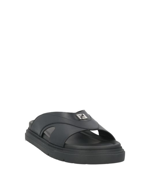 Fendi Gray Sandals for men