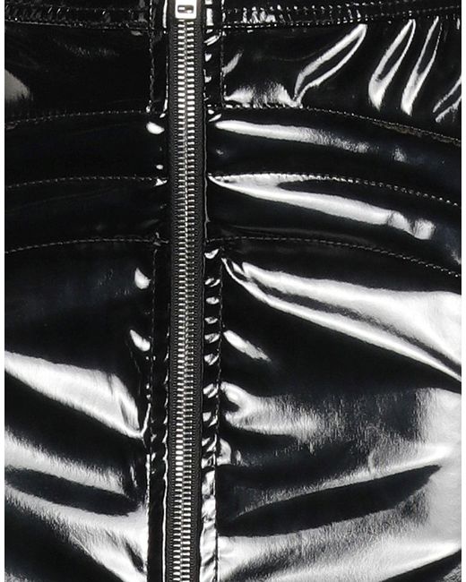 Iceberg Black Midi Skirt Polyester, Polyurethane