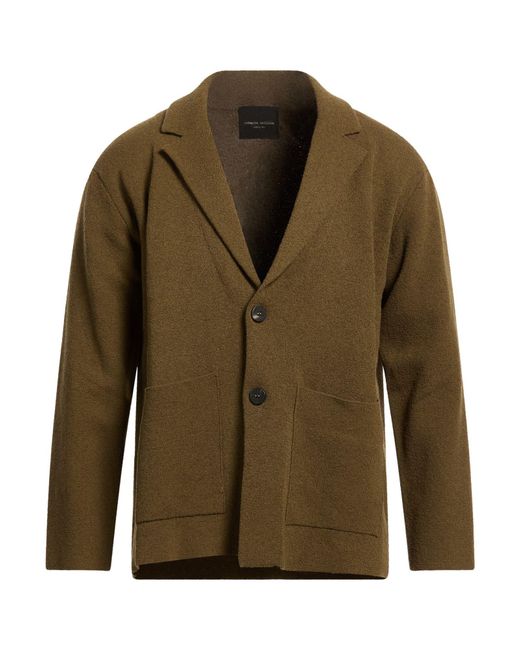 Roberto Collina Green Blazers for men