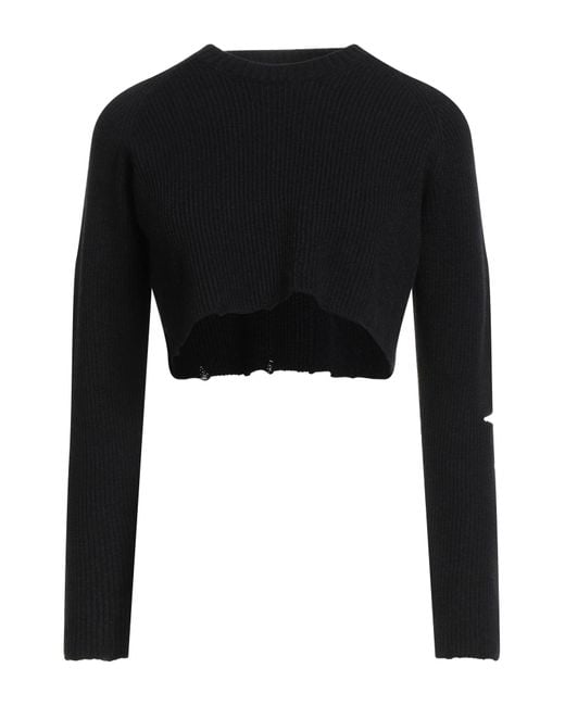 A PAPER KID Black Pullover