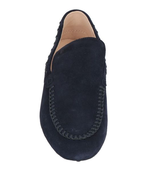 Mame Kurogouchi x TOD'S Blue Mokassin