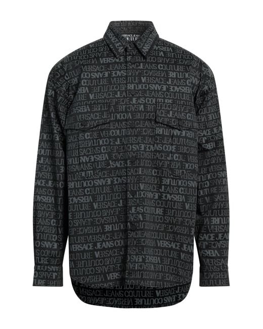 Camicia di Versace Jeans Couture in Black da Uomo