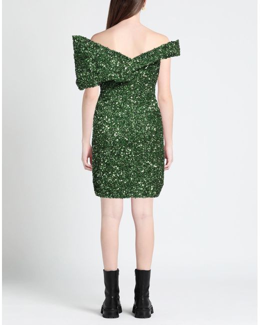 Rachel Gilbert Green Mini Dress