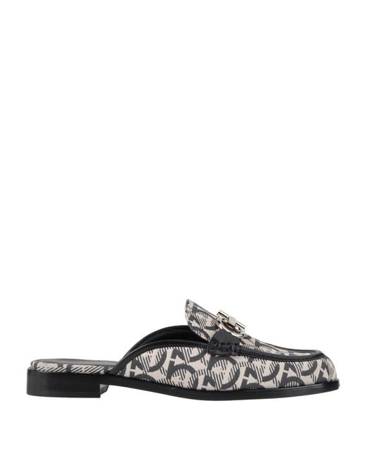 Ferragamo White Mules & Clogs