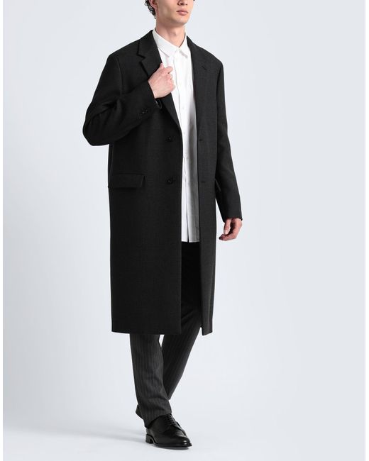 Jil Sander Black Coat for men