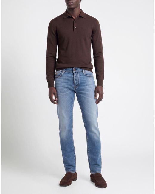 Moorer Blue Jeans Cotton, Elastane for men