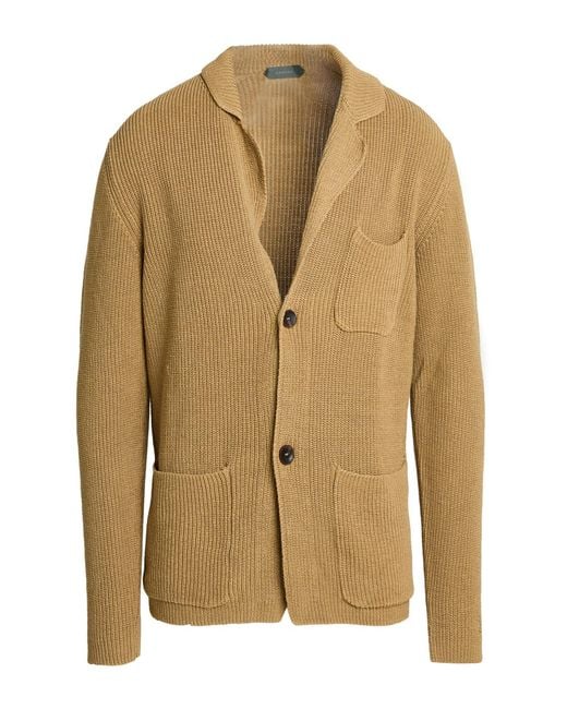 Zanone Natural Cardigans for men