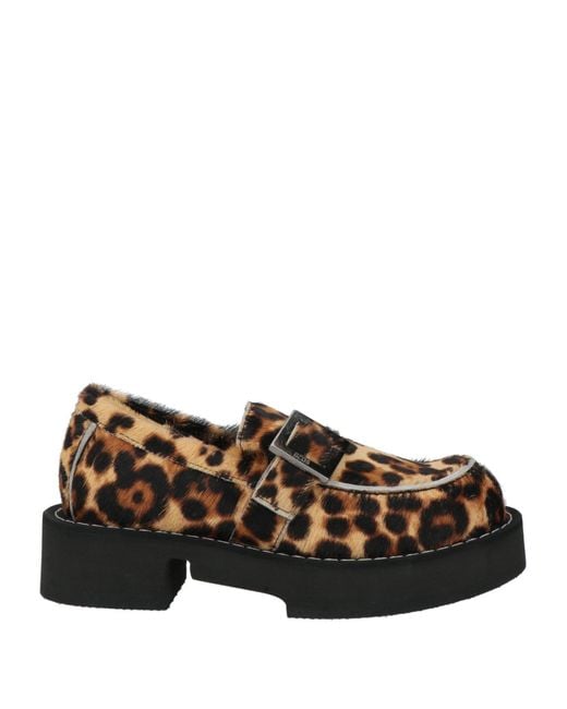 GCDS x CLARKS Black Camel Loafers Leather for men