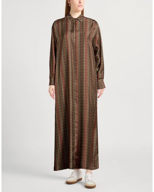 Momoní Brown Maxi Dress