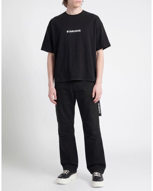 B1ARCHIVE Black T-Shirt for men
