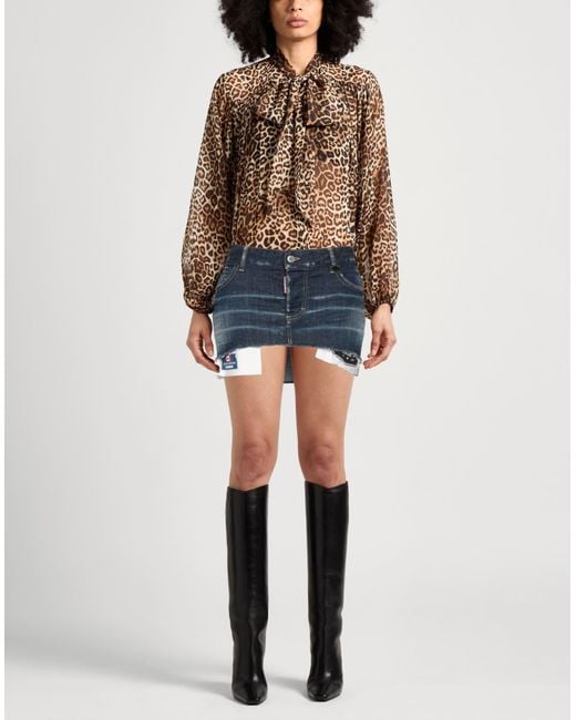 DSquared² Blue Denim Skirt