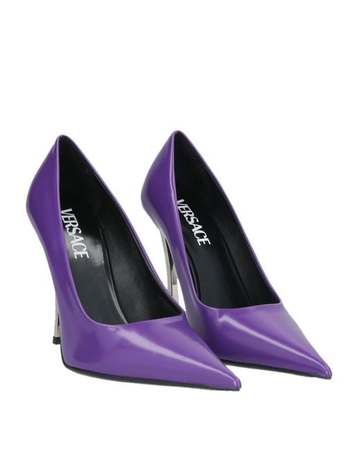 Versace Purple Pumps