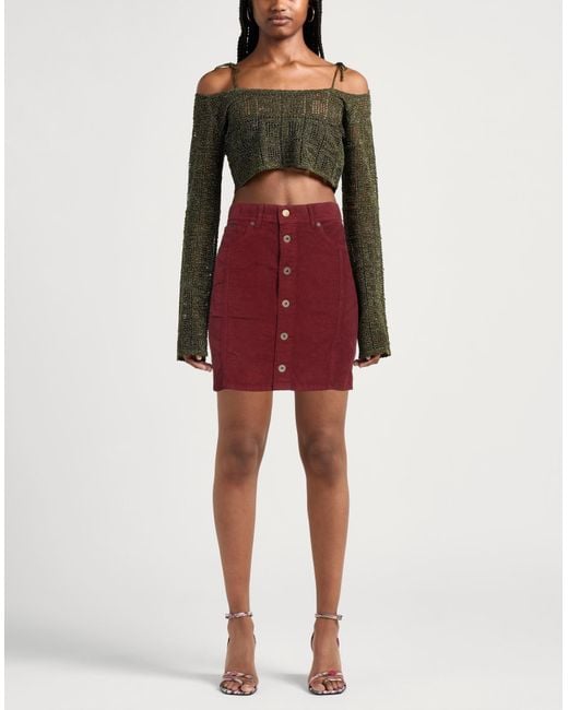 Pepe Jeans Red Mini Skirts