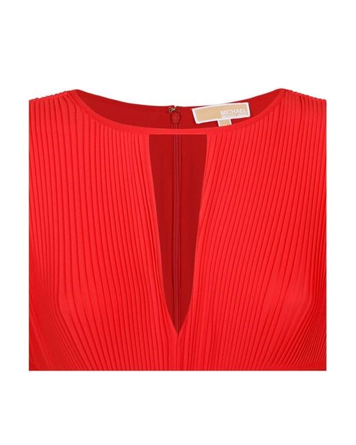 Vestido midi Michael Kors de color Red