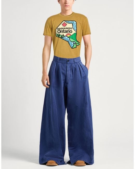 Camiseta DSquared² de hombre de color Yellow