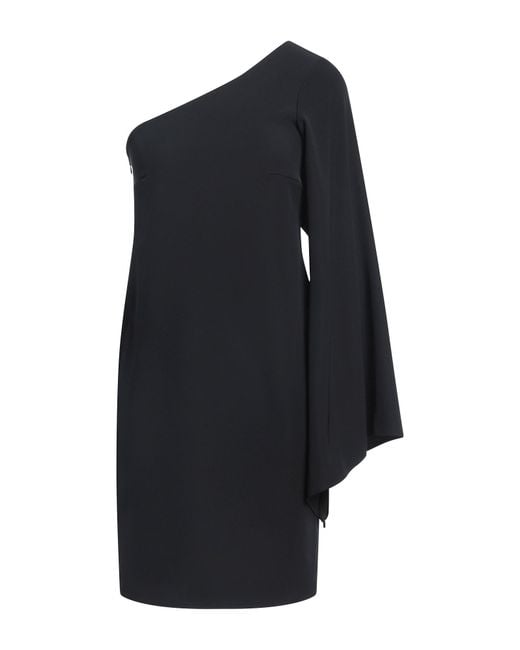 LE SARTE DEL SOLE Blue Mini Dress Polyester, Elastane