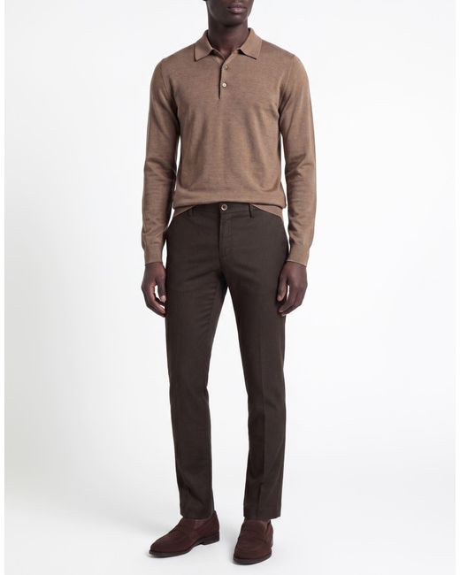 Mason's Black Pants Modal, Cotton, Polyester, Elastane for men