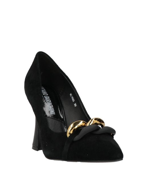 Luciano Barachini Black Elite Pumps Leather