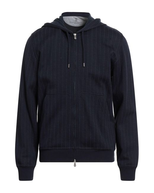 Brunello Cucinelli Blue Sweatshirt for men
