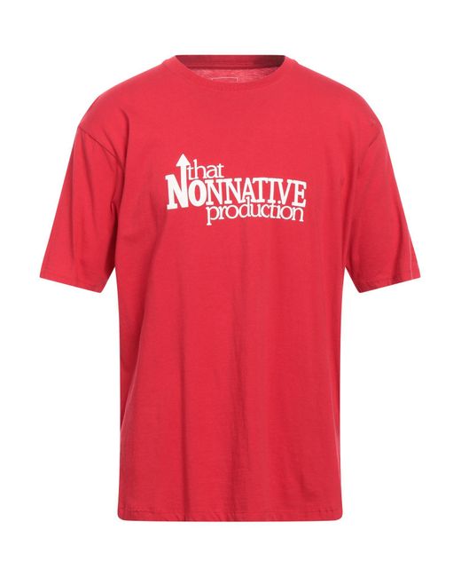 Nonnative Red T-shirt for men