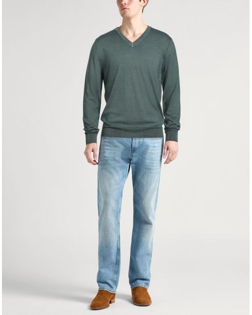 Pullover Canali de hombre de color Green