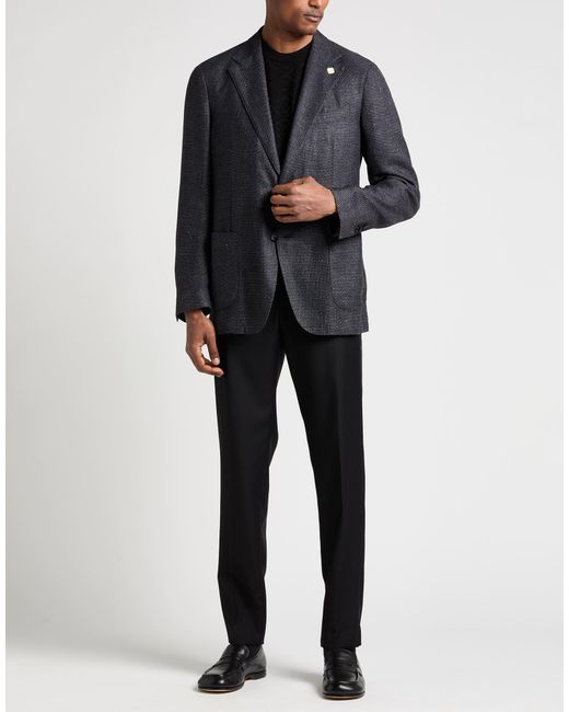 Lardini Black Blazer for men