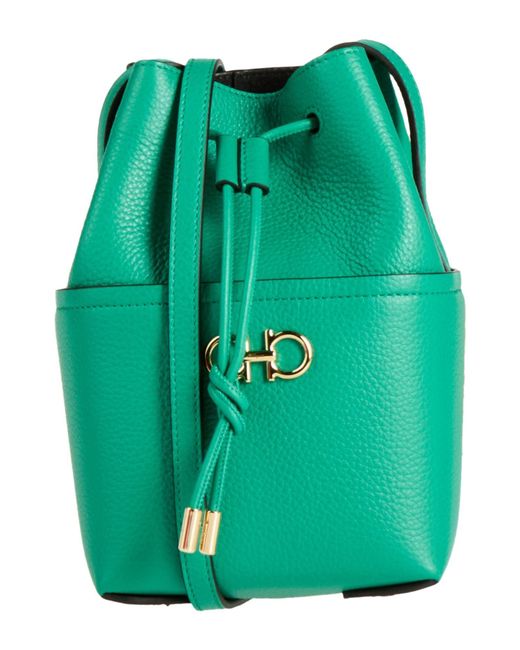 Ferragamo Green Cross-Body Bag