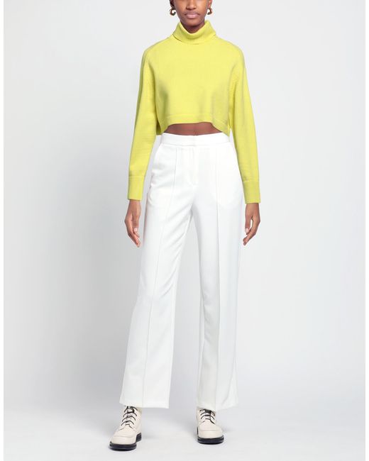 Soallure Yellow Turtleneck