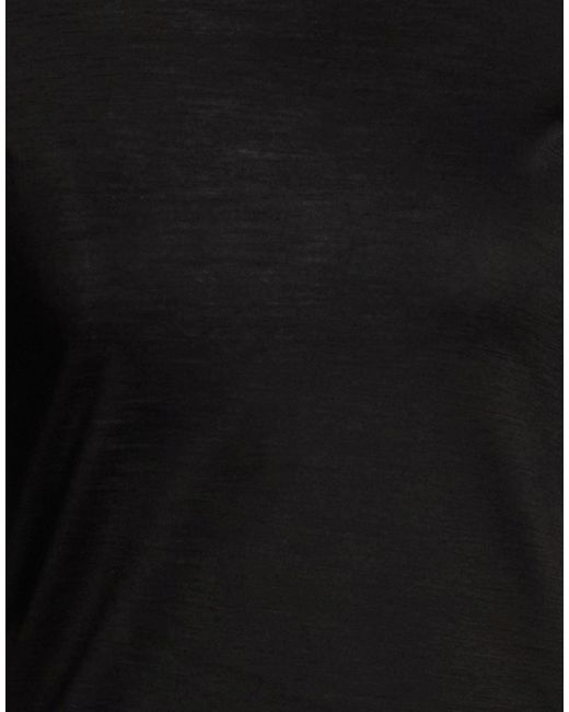 Alpha Studio Black T-Shirt Wool