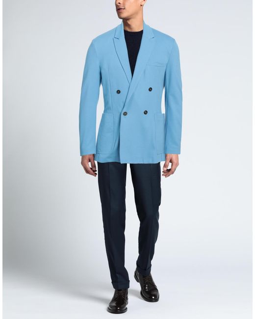 Paolo Pecora Blue Blazer for men