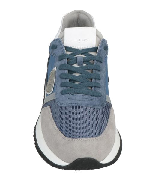 Philippe Model Blue Trainers for men