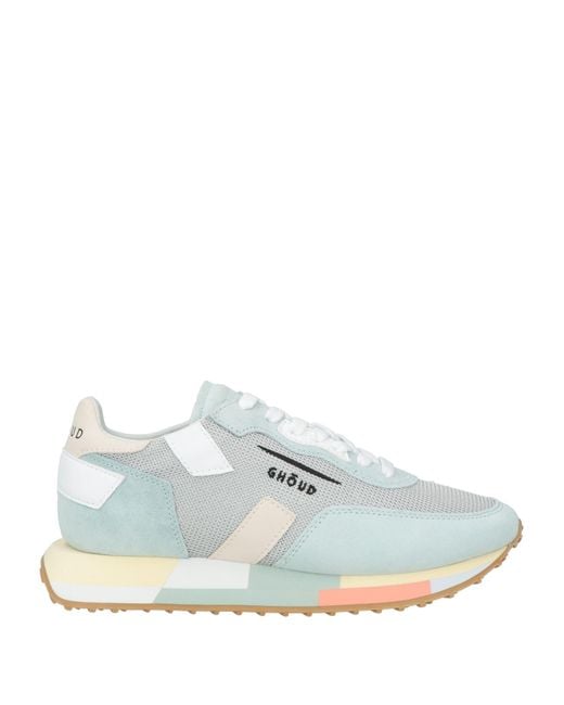 GHOUD VENICE Blue Sneakers Leather, Textile Fibers