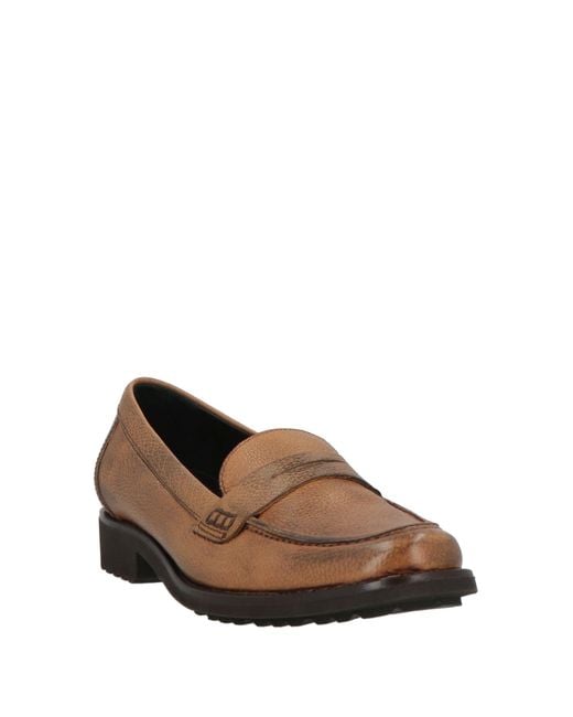 Calpierre Brown Loafers Leather