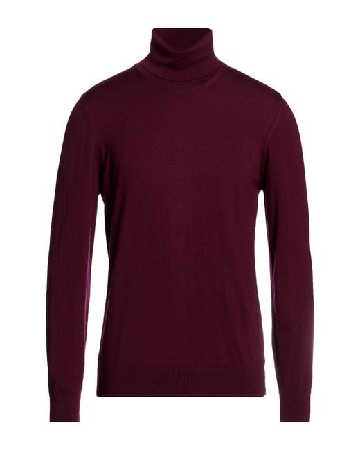 Alpha Studio Red Turtleneck for men