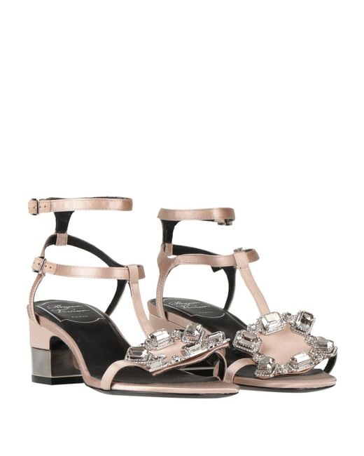 Roger Vivier Natural Sandals