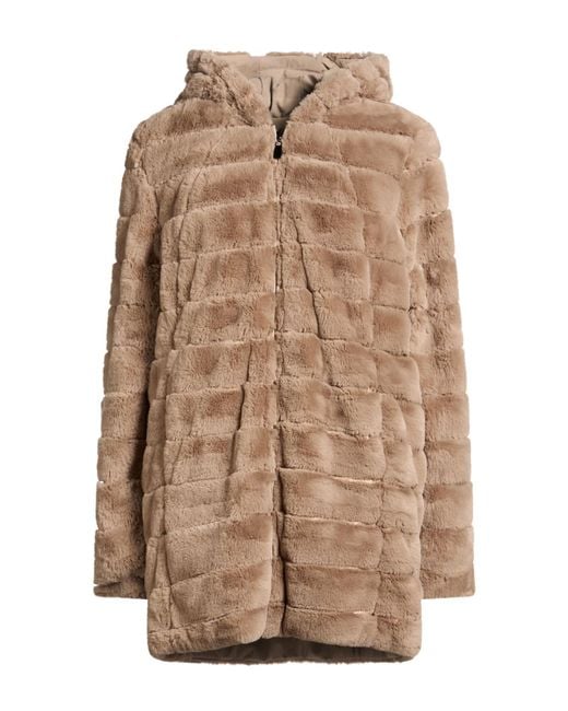 CoSTUME NATIONAL Brown Shearling & Teddy