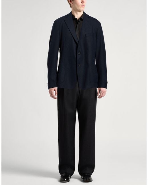 Boss Blue Blazer Wool, Polyester, Viscose, Polyamide, Elastane for men