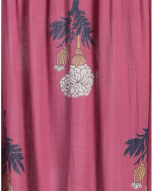 Alix Of Bohemia Purple Midi Dress Tencel