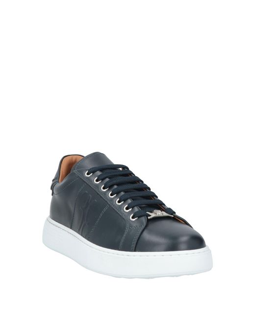 Billionaire Blue Sneakers Leather for men