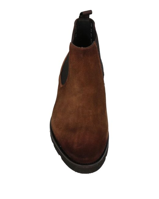 Santoni Brown Ankle Boots for men