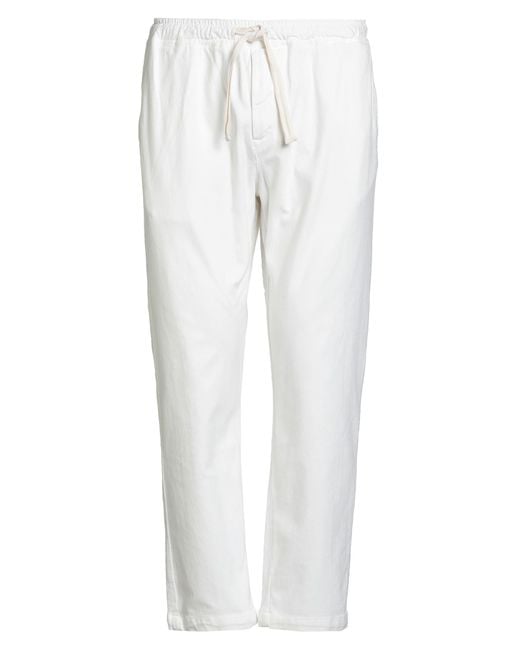 Alpha Studio Hose in White für Herren