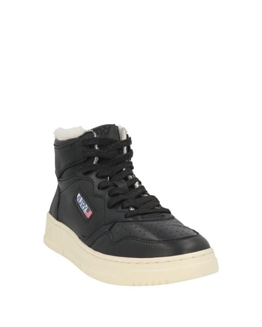 Autry Black Sneakers Leather for men