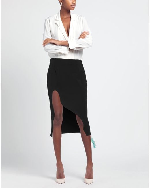 Off-White c/o Virgil Abloh Black Midi Skirt