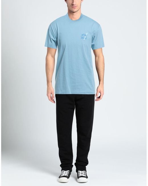 AFTER LABEL Blue T-shirt for men