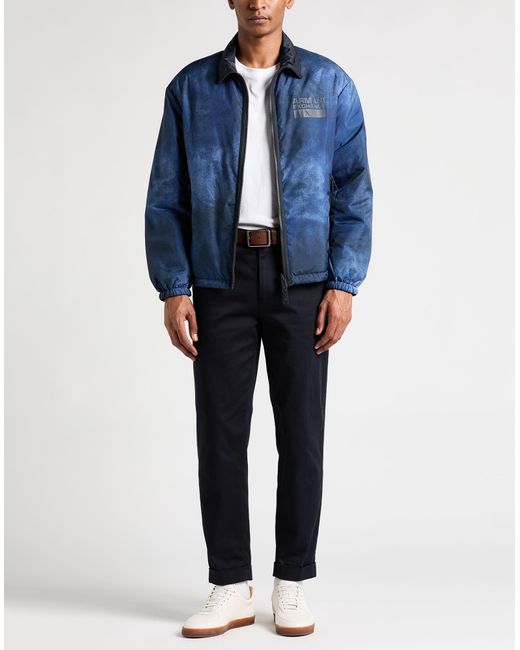 ARMANI EXCHANGE Blue Jackets for men