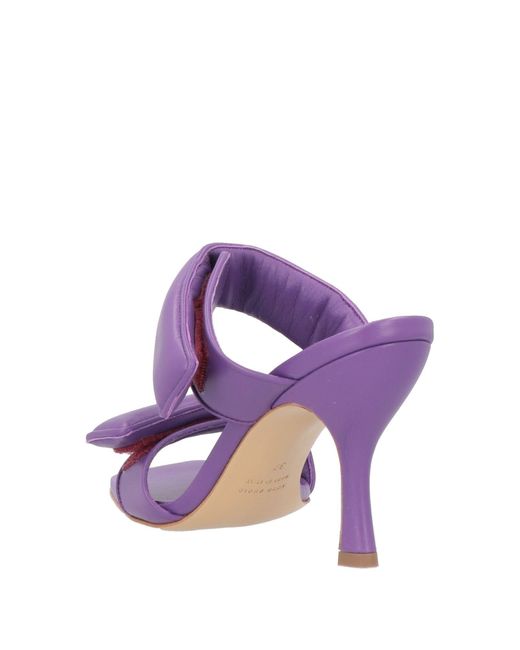 Sandalias Gia Borghini de color Purple