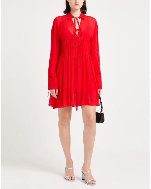 Aniye By Red Mini Dress Viscose