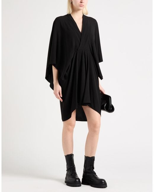 Rick Owens Black Mini Dress